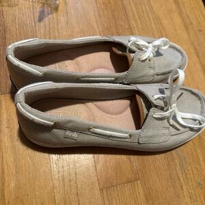 Keds Women's Beige Canvas Sneakers